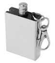 Metal Matchbox Lighter Fire Starter with Keychain