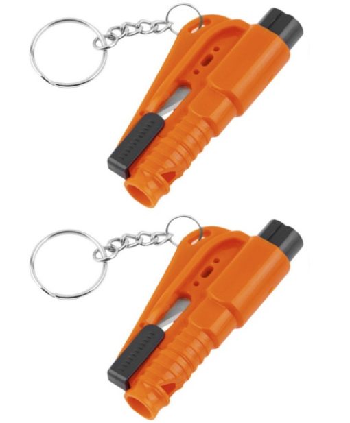 Car Escape Tool with Keychain - 2 Pack