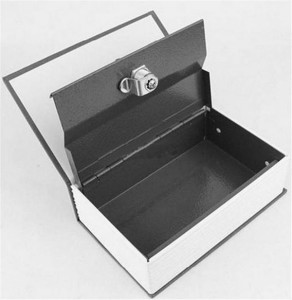 Dictionary Book Safe - Inside