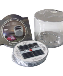 inflatable solar lantern for camping, hiking, backpacking, power outages