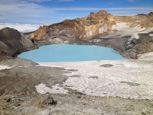 ruapehu crater lake means risk of lahar