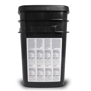 120 Serve Freeze Dried Vegetables & Sauces Pack - Front of Bucket