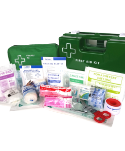 Workplace 1-25 Person first aid kit in soft pack or green wall mount