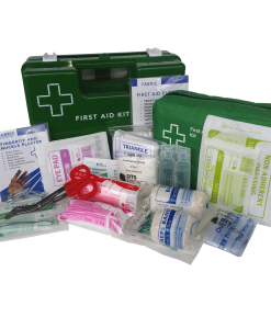 Workplace 1-5 Person First Aid Kit - Plastic wall mountable box or a soft pack options