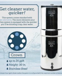 Crown Berkey Water System with Specifications
