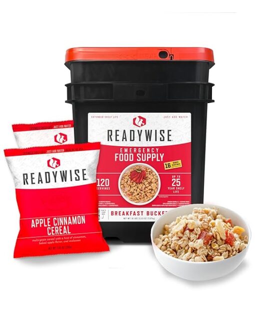 Emergency Food 120-Serving-Breakfast-Bucket 2