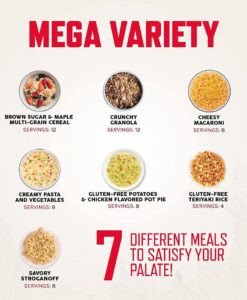 Emergency Food 60-serve-bag Mega Variety