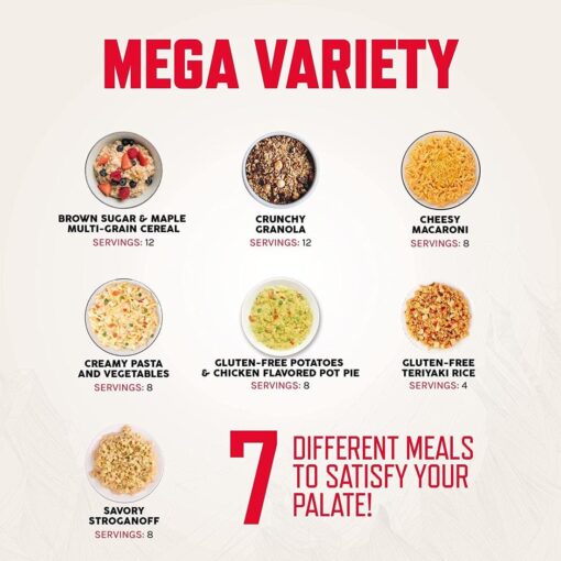 Emergency Food 60-serve-bag Mega Variety