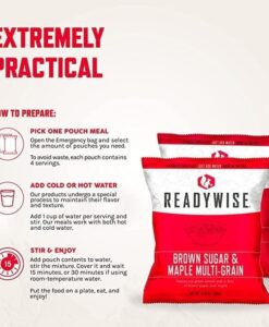 Emergency Food Pouches How to prepare